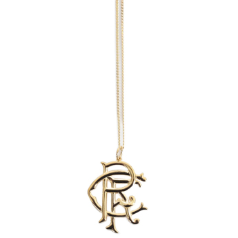 FC Rangers ogrlica s privjeskom 18ct Gold Plated on Silver