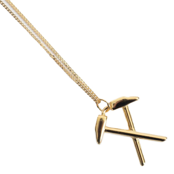 West Ham United ogrlica s privjeskom 18ct Gold Plated on Silver