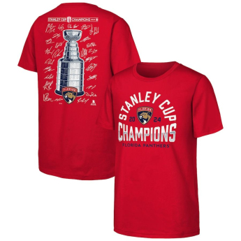 Florida Panthers dječja majica 2024 Stanley Cup Champions Signature Roster