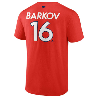 Florida Panthers muška majica Aleksander Barkov #16 2024 Stanley Cup Champions Authentic Pro Name & Number