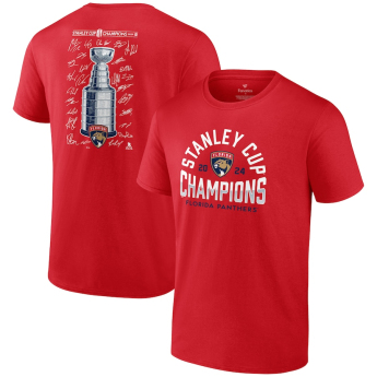 Florida Panthers muška majica 2024 Stanley Cup Champions Signature Roster