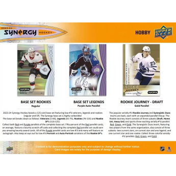 NHL boxovi NHL hokejske karte 2023-24 Upper Deck Synergy Hobby Box
