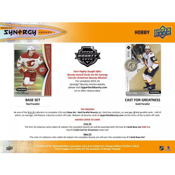 NHL boxovi NHL hokejske karte 2023-24 Upper Deck Synergy Hobby Box