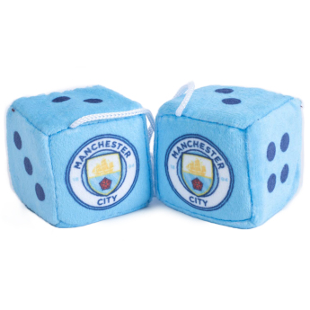 Manchester City kockice za auto blue and white dice