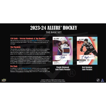 NHL boxovi NHL hokejske karte 2023-24 Upper Deck Allure Hobby Box