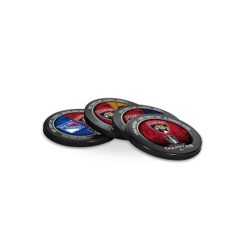 Florida Panthers pak 2024 Stanley Cup Champions Hockey Drink Coasters (4-pack) In Cube