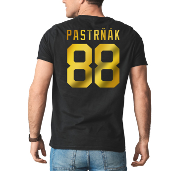 Hokejaške reprezentacije muška majica #88 PASTA CUP Ice Hockey World Championship Czechia MS 2024 GOLD EDITION Black