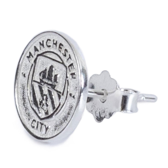 Manchester City naušnice Sterling Silver Stud Earring
