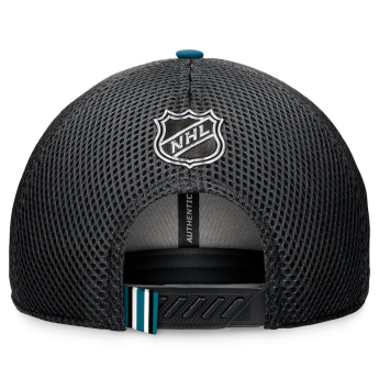 San Jose Sharks kapa za bejzbol 2024 Draft NHL On Stage Trucker Adjustable Hat
