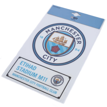 Manchester City naljepnice A4 Car Decal