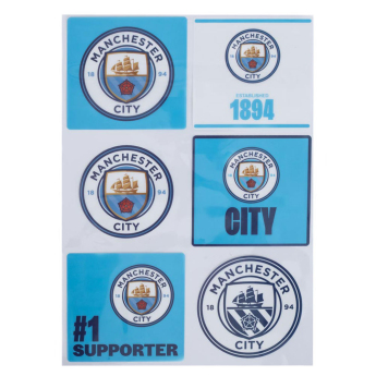 Manchester City naljepnice Car Decal Set