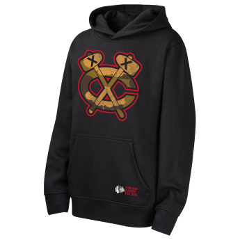 Chicago Blackhawks dječja majica s kapuljačom Down To The Wire Po Fleece Hood