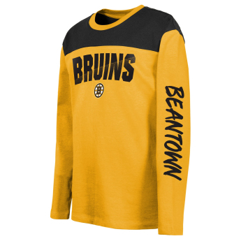 Boston Bruins dječja majica dugih rukava Unbeaten Run Ls Crew Nk Tee