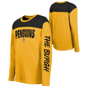 Pittsburgh Penguins dječja majica dugih rukava Unbeaten Run Ls Crew Nk Tee