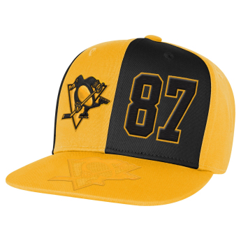 Pittsburgh Penguins dječja baseball kapa sa šiltom Sidney Crosby Pandemonium Tonal Flat Brim Sn
