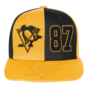 Pittsburgh Penguins dječja baseball kapa sa šiltom Sidney Crosby Pandemonium Tonal Flat Brim Sn