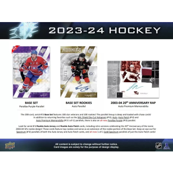 NHL boxovi NHL hokejske karte 2023-24 Upper Deck SPx Hockey Hobby Box