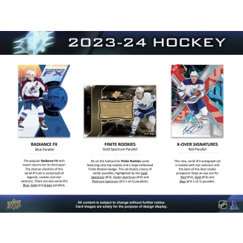 NHL boxovi NHL hokejske karte 2023-24 Upper Deck SPx Hockey Hobby Box
