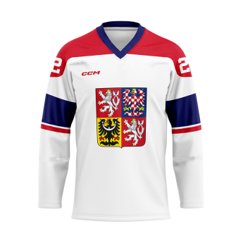 Hokejaške reprezentacije hokejaški dres Radko Gudas #3 CCM Czech republic white