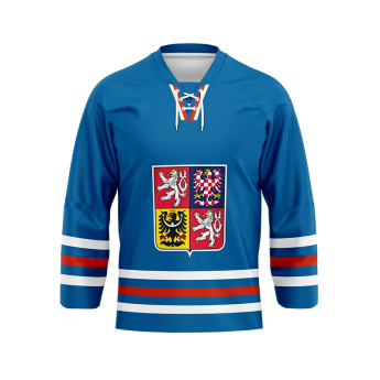 Hokejaške reprezentacije hokejaški dres Ondřej Palát #18 2023/2024 CCM Fandres replica - blue