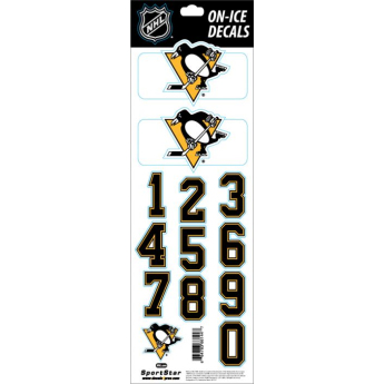Pittsburgh Penguins naljepnice za kacigu Decals ON-Ice