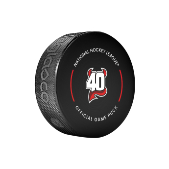 New Jersey Devils pak Official Game Puck 2022-2023 40th Anniversary