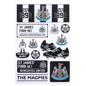 Newcastle United naljepnice A4 Set 12 pcs