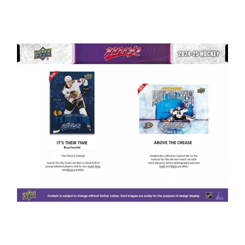 NHL boxovi NHL hokejske karte 2024-25  Upper Deck MVP Hockey Hobby Box