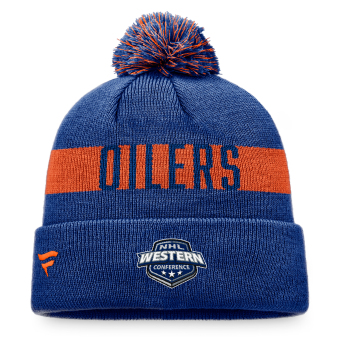 Edmonton Oilers zimske kape Fundamental Beanie Cuff with Pom