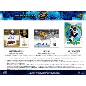 NHL boxovi NHL hokejske karte 2023-24 Upper Deck Ice Hobby Box