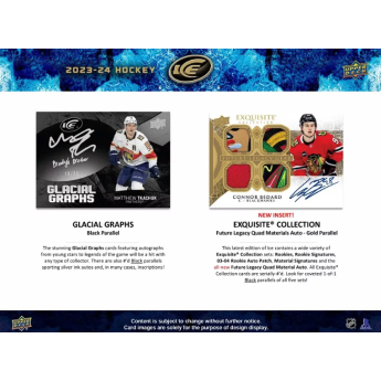 NHL boxovi NHL hokejske karte 2023-24 Upper Deck Ice Hobby Box