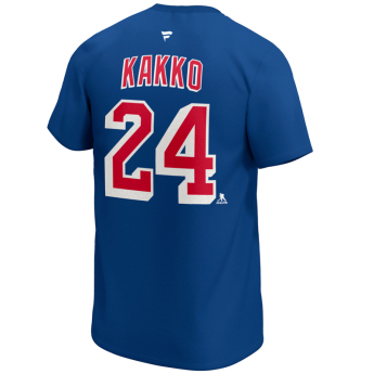 New York Rangers muška majica Authentic Stack Name & Number