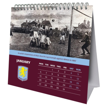 Aston Villa stolni kalendar 2025