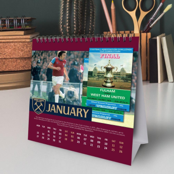 West Ham United stolni kalendar 2025