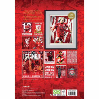 FC Liverpool kalendar Deluxe 2025