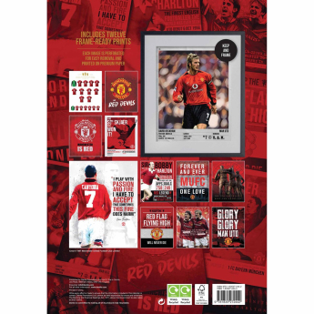 Manchester United kalendar Deluxe 2025