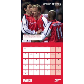 FC Arsenal kalendar Legends Square 2025
