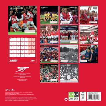 FC Arsenal kalendar Legends Square 2025