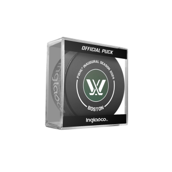 Boston Bruins pak 2024 Inaugural Season Official Game Hockey Puck