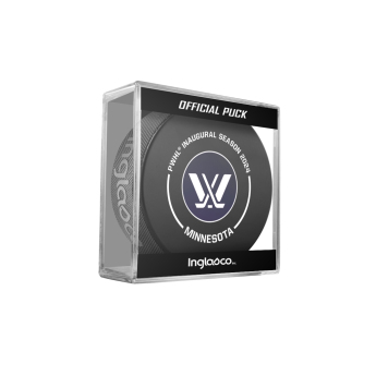 Minnesota Wild pak 2024 Inaugural Season Official Game Hockey Puck