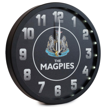 Newcastle United zidni sat LED Magpies