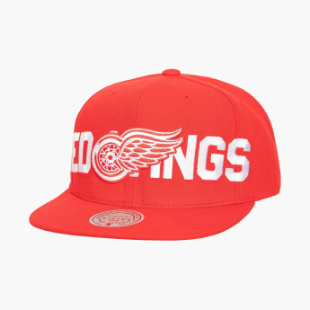 Detroit Red Wings šilterica ravnog oboda Full Frontal Snapback Vntg