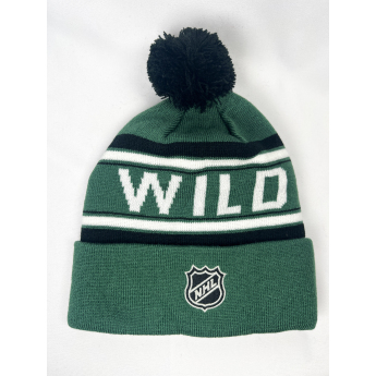 Minnesota Wild dječja zimska kapa Jacquard Cuffed Knit With Pom