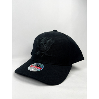 Anaheim Ducks kapa za bejzbol Blk/Blk Logo Classic Red