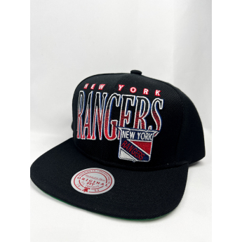 New York Rangers šilterica ravnog oboda Line Work Snapback Vntg