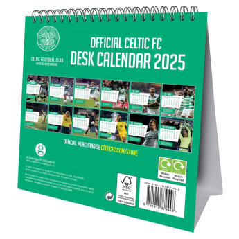 FC Celtic stolni kalendar 2025