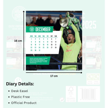 FC Celtic stolni kalendar 2025