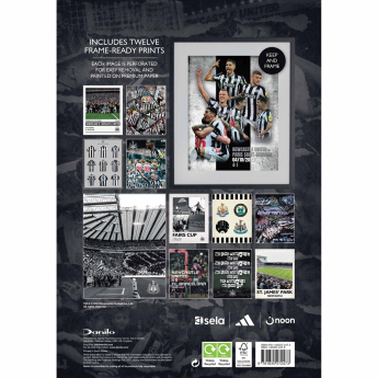 Newcastle United kalendar Deluxe 2025