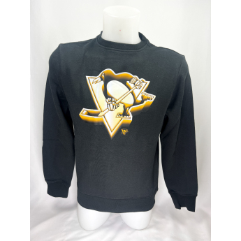 Pittsburgh Penguins muška majica Chrome Graphic Crew Sweatshirt Black