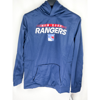 New York Rangers dječja majica s kapuljačom Authentic Pro Hood Po Hoodie